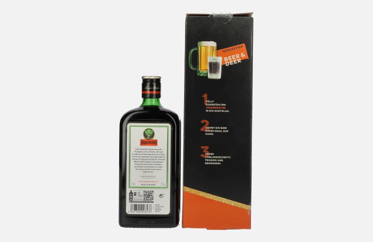 Jägermeister 35% Vol. 0,7l in Geschenkbox mit 2 Shotgläser