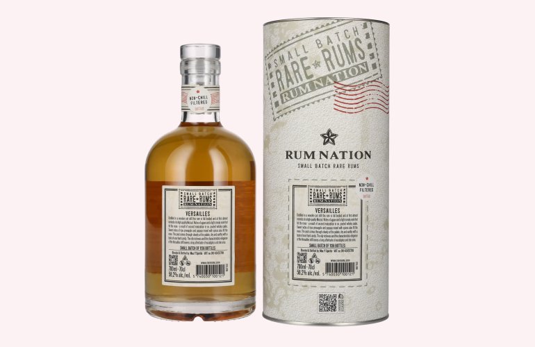 Rum Nation Rare Rums VERSAILLES 2007/2024 58,2% Vol. 0,7l in geschenkverpakking
