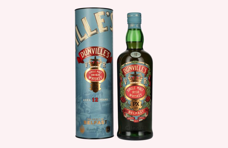 Dunville's 12 Years Old Single Malt Irish Whiskey PX Cask 46% Vol. 0,7l in Geschenkbox