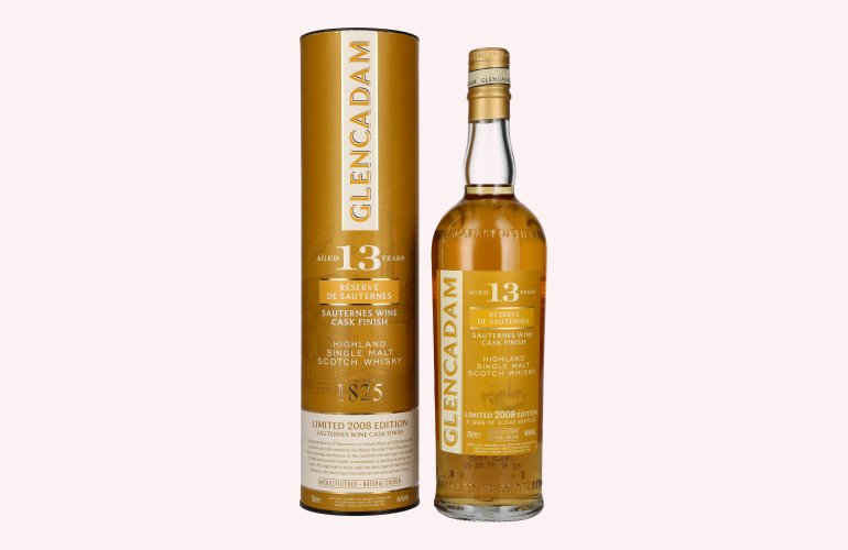 Glencadam 13 Years Old Sauternes Wine Cask Finish Limited Edition 2008 46% Vol. 0,7l in geschenkverpakking