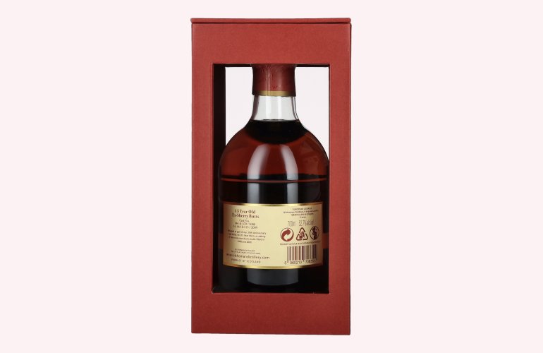 Kilchoman 15 Years Old 20th Anniversary Cask Series Islay Single Malt Whisky 52,7% Vol. 0,7l in Giftbox
