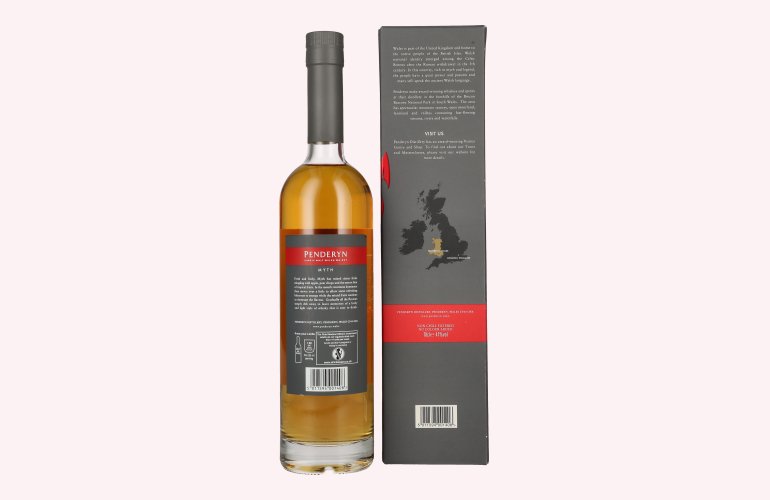 Penderyn MYTH Single Malt Welsh Whisky 41% Vol. 0,7l in geschenkverpakking