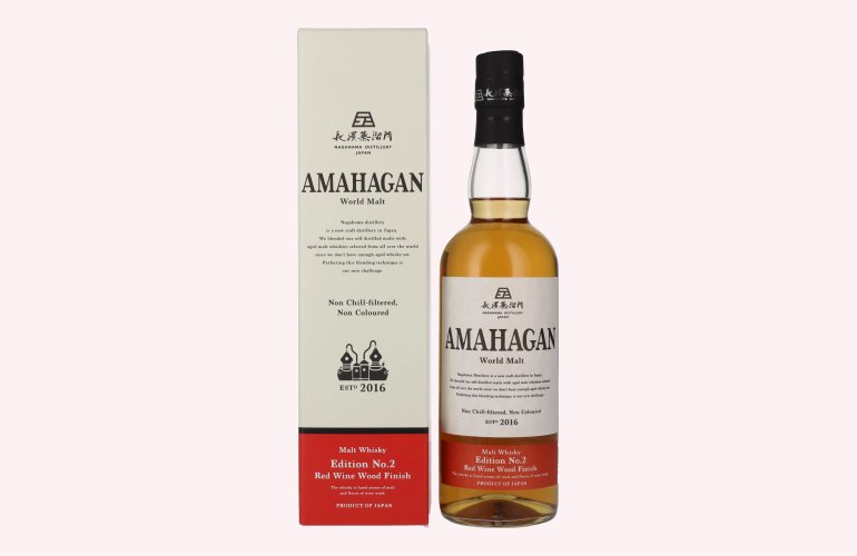 Amahagan World Malt Whisky Edition No.2 RED WINE WOOD Finish 47% Vol. 0,7l in Giftbox