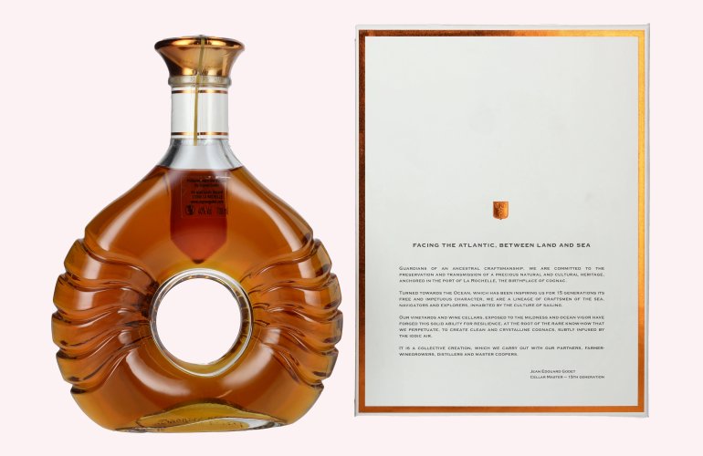 Godet Cognac XO TERRE 40% Vol. 0,7l in Geschenkbox