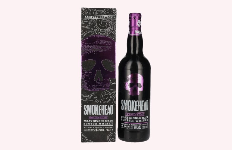 Smokehead TWISTED STOUT Islay Single Malt 43% Vol. 0,7l in Giftbox
