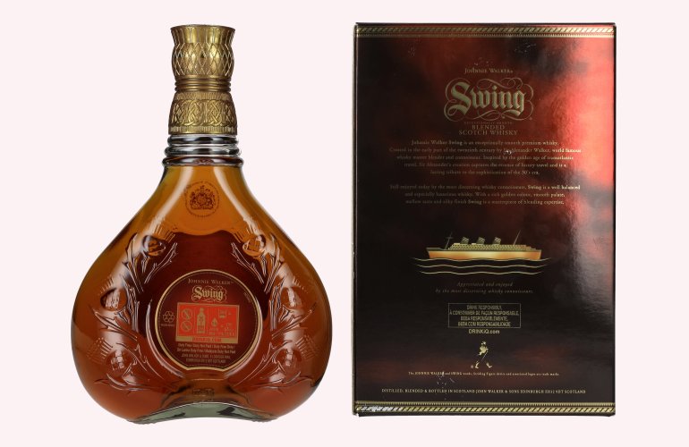 Johnnie Walker SWING Blended Scotch Whisky 40% Vol. 0,7l in Geschenkbox