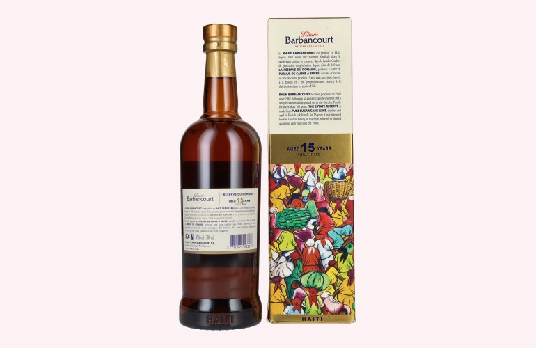 Barbancourt 15 Years Old Réserve du Domaine Rhum 43% Vol. 0,7l in Geschenkbox