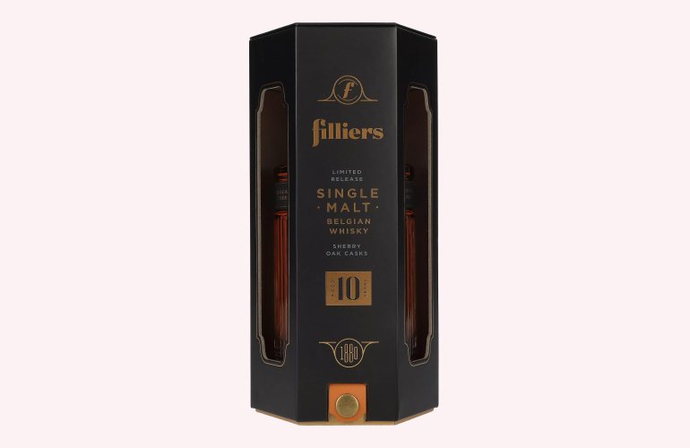 Filliers 10 Year Old Belgian Single Malt Whisky 43% Vol. 0,7l in Giftbox
