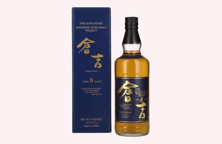Matsui Whisky THE KURAYOSHI 8 Years Old Pure Malt Whisky 43% Vol. 0,7l in Giftbox