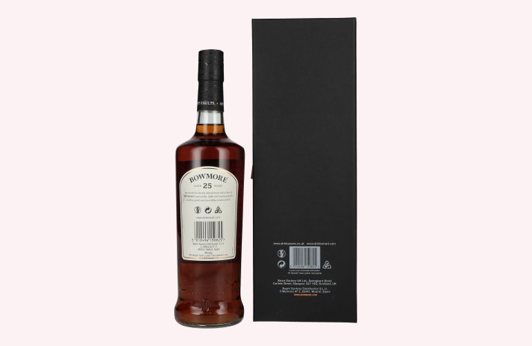 Bowmore 25 Years Old Islay Single Malt 43% Vol. 0,7l in Geschenkbox