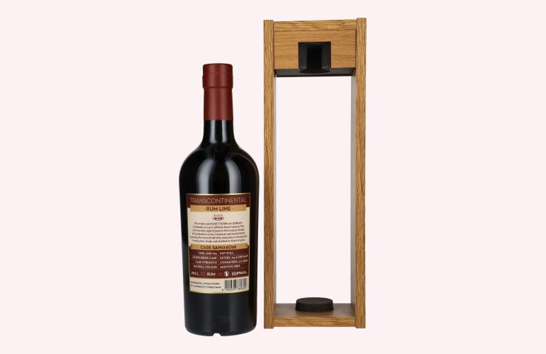 Transcontinental Rum Line CAMBODIA Single Cask Rum 2017 53,9% Vol. 0,7l in Holzkiste