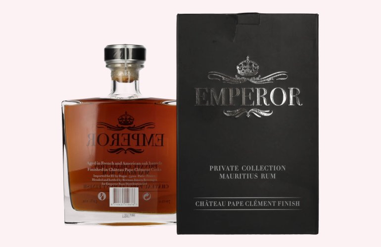 Emperor Mauritian Rum PRIVATE COLLECTION Château Pape Clément Finish 42% Vol. 0,7l in Geschenkbox
