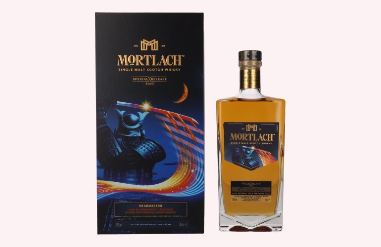 Mortlach The Katana's Edge Single Malt Special Release 2023 58% Vol. 0,7l in Giftbox