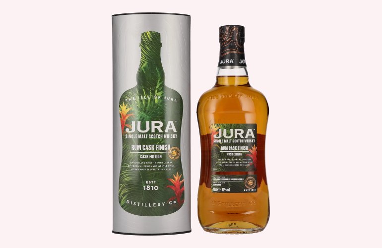 Jura Single Malt Scotch Whisky RUM CASK FINISH 40% Vol. 0,7l in Giftbox