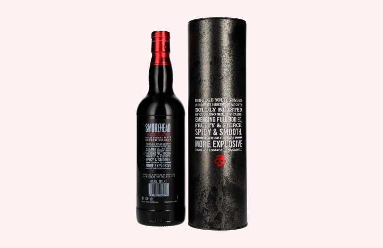 Smokehead SHERRY BOMB Islay Single Malt Scotch Whisky 48% Vol. 0,7l in Tinbox
