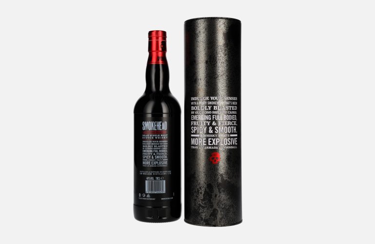 Smokehead SHERRY BOMB Islay Single Malt Scotch Whisky 48% Vol. 0,7l in Tinbox