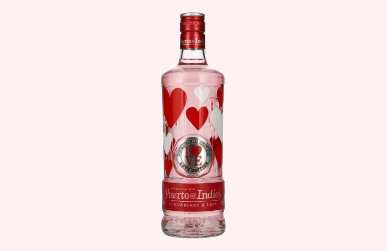 Puerto de Indias STRAWBERRY & LOVE Valentines Edition Gin 37,5% Vol. 0,7l