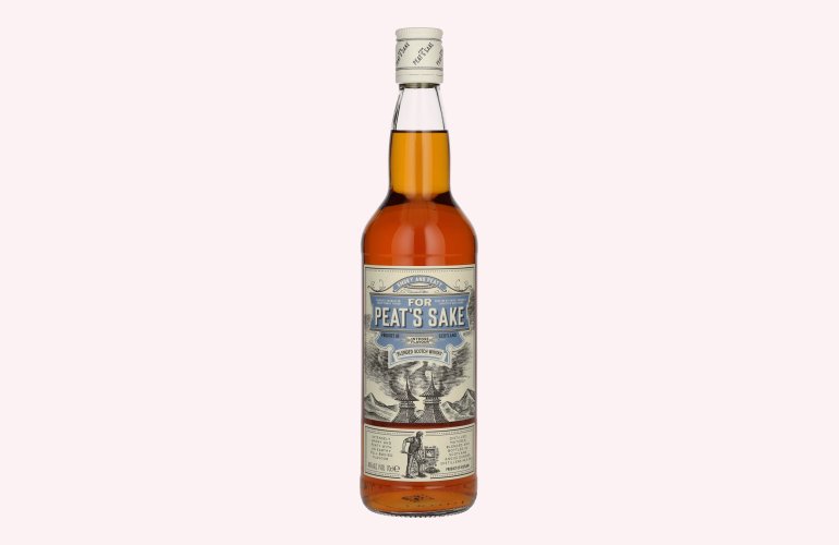 For Peat's Sake Smoky & Peaty Blended Scotch Whisky 40% Vol. 0,7l