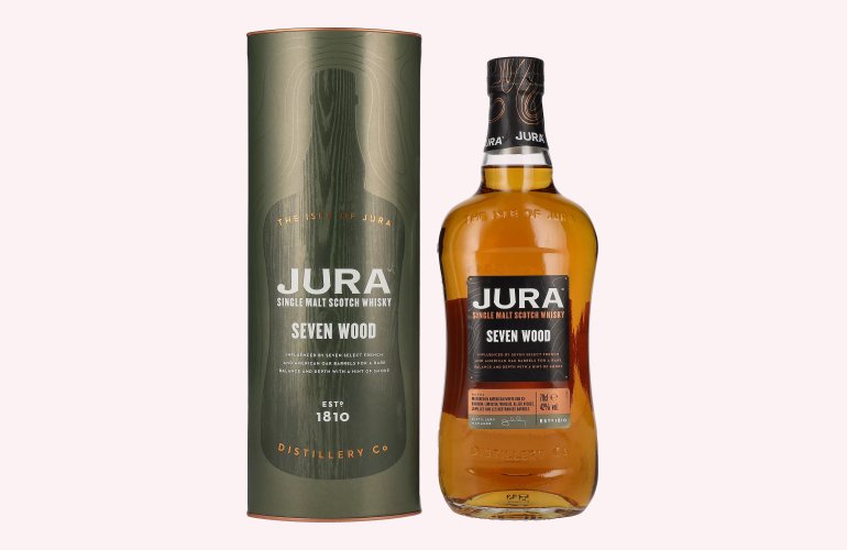 Jura SEVEN WOOD Single Malt Scotch Whisky 42% Vol. 0,7l in Geschenkbox