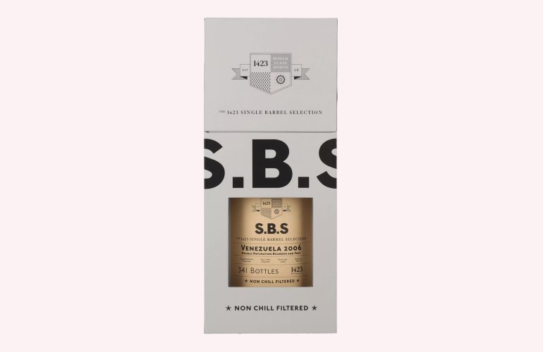 1423 S.B.S VENEZUELA Single Barrel Selection 2006 50% Vol. 0,7l in Giftbox