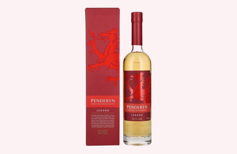 Penderyn LEGEND Single Malt Welsh Whiskey 41% Vol. 0,7l in Giftbox