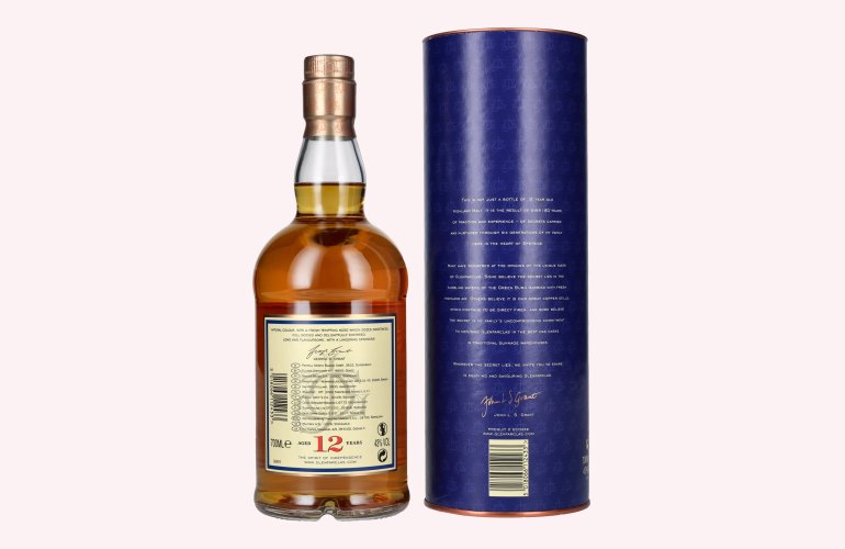 Glenfarclas 12 Years Old Highland Single Malt Scotch Whisky 43% Vol. 0,7l in Geschenkbox