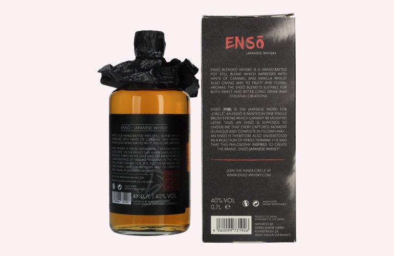 Ensō Japanese Whisky 40% Vol. 0,7l in Geschenkbox