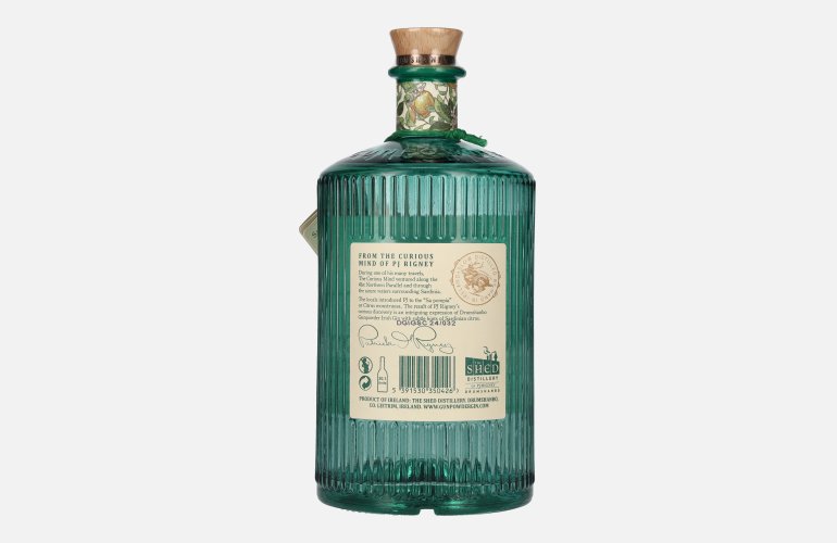 Drumshanbo Gunpowder Irish Gin with Sardinian Citrus 43% Vol. 0,7l in Geschenkbox mit Glas