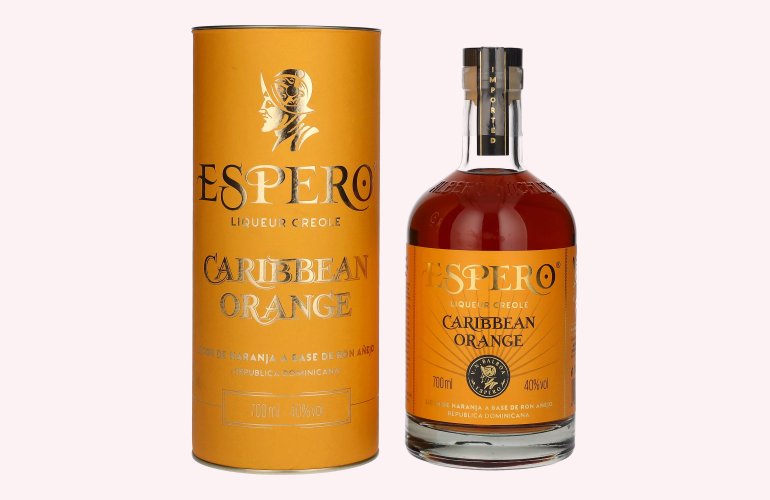 Ron Espero CARIBBEAN ORANGE Liqueur Creole 40% Vol. 0,7l in Giftbox