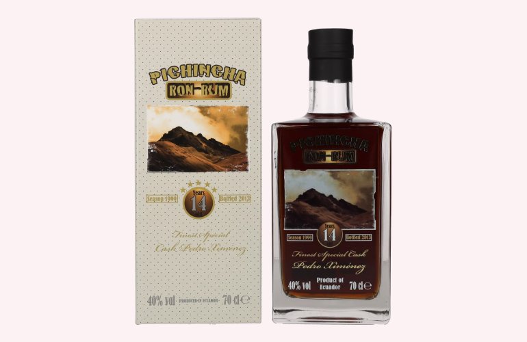 Pichincha Rum 14 Years Finest Special Cask Pedro Ximénez 40% Vol. 0,7l in Giftbox