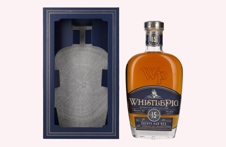 WhistlePig 15 Years Old Straight Rye Whiskey 46% Vol. 0,7l in Giftbox