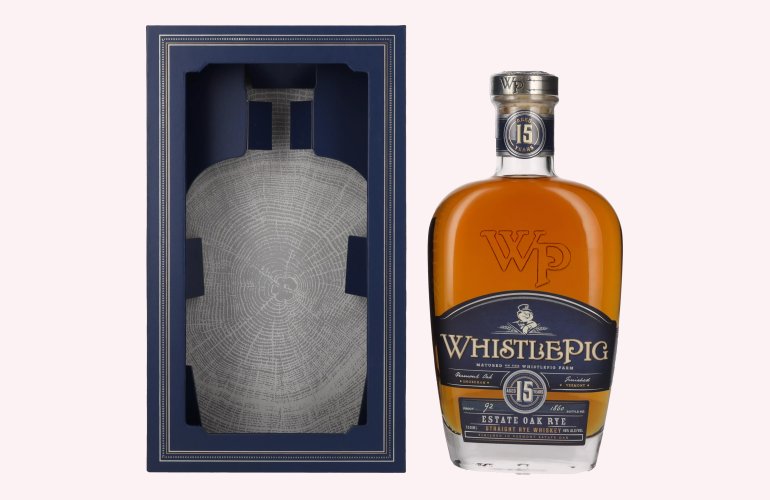 WhistlePig 15 Years Old Straight Rye Whiskey 46% Vol. 0,7l in Geschenkbox