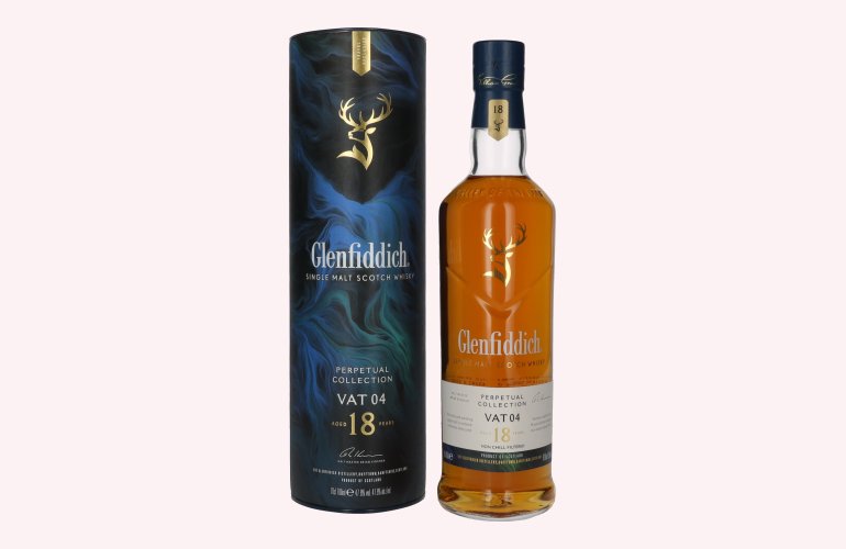 Glenfiddich 18 Years Old Perpetual Collection VAT 04 Single Malt Scotch Whisky 47,8% Vol. 0,7l en boîte cadeau