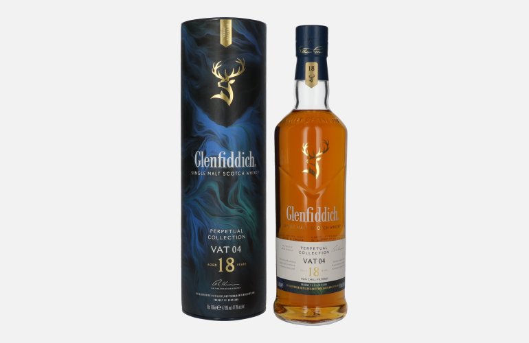 Glenfiddich 18 Years Old Perpetual Collection VAT 04 Single Malt Scotch Whisky 47,8% Vol. 0,7l in Giftbox