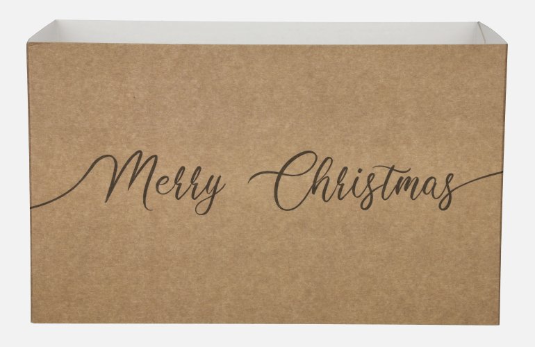 Banderole Merry Christmas für 2er Präsentkarton