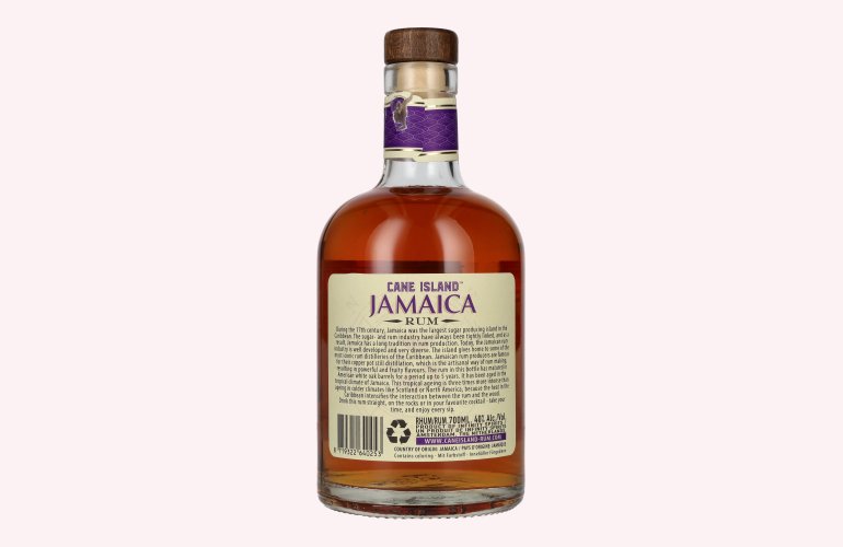Cane Island JAMAICA Caribbean Aged Single Island Rum 40% Vol. 0,7l