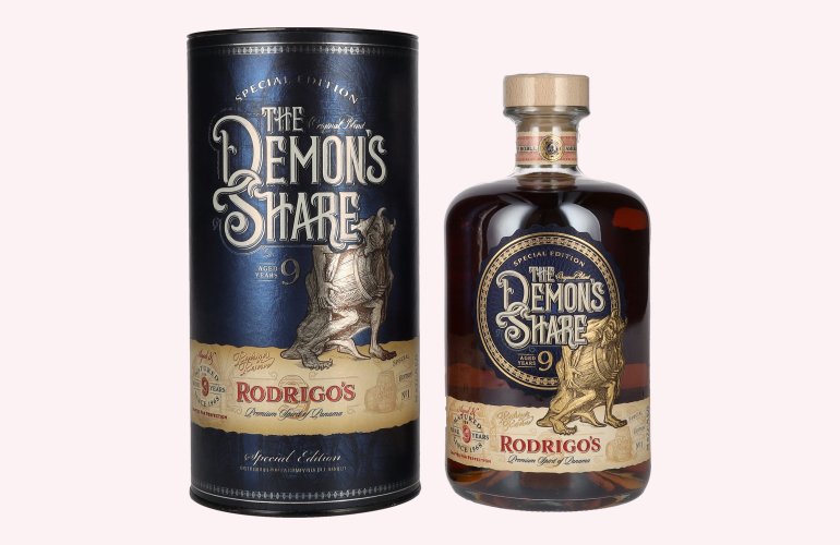 The Demon's Share 9 Years Old Rodrigo's Reserve Special Edition No. 1 40% Vol. 0,7l in Geschenkbox