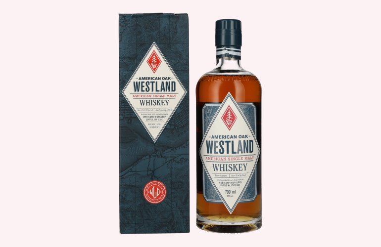 Westland American Single Malt Whiskey 46% Vol. 0,7l in Geschenkbox