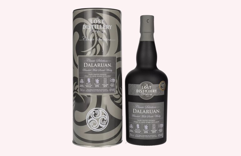 The Lost Distillery DALARUAN Classic Selection Blended Malt 43% Vol. 0,7l in Tinbox
