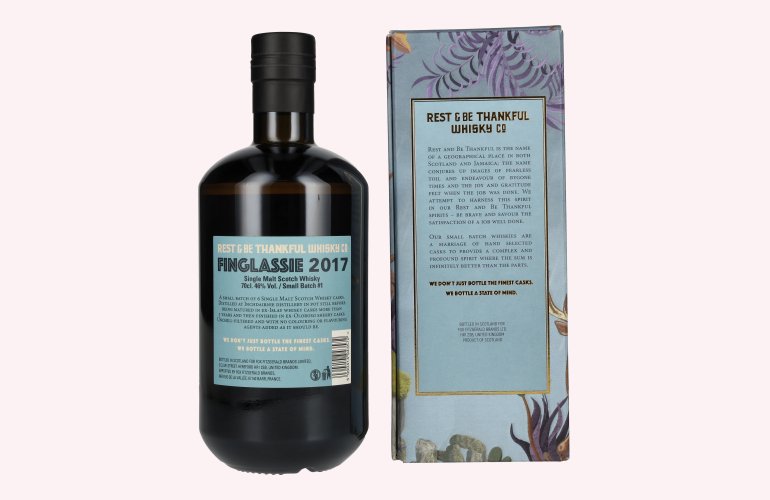 Rest & Be Thankful Finglassie 5 Years Old Single Malt 2017 46% Vol. 0,7l in geschenkverpakking