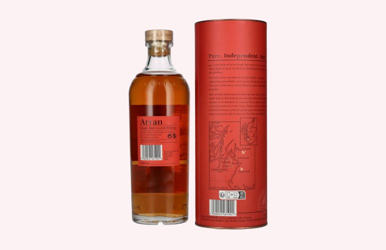 Arran Single Malt Scotch AMARONE CASK FINISH 50% Vol. 0,7l in Giftbox