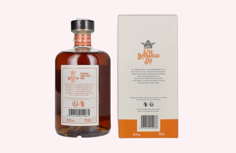Dos Monarcas XO Panama Aged Spice 40% Vol. 0,7l en boîte cadeau