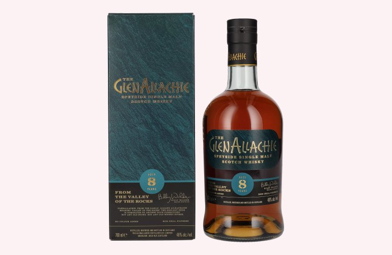 The GlenAllachie 8 Years Old Speyside Single Malt 46% Vol. 0,7l in Giftbox