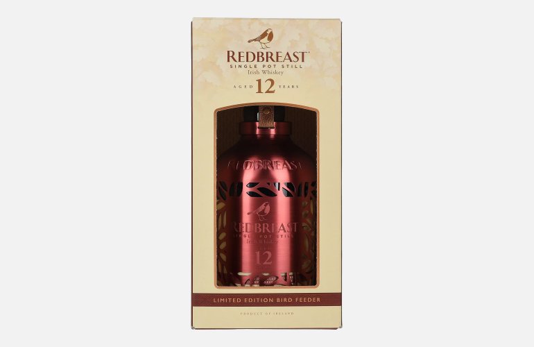 Redbreast 12 Years Old Limited White Edition Bird Feeder 2022 40% Vol. 0,7l in geschenkverpakking