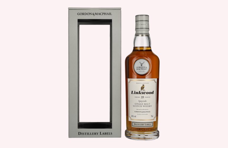 Gordon & MacPhail LINKWOOD 25 Years Old Distillery Labels 46% Vol. 0,7l in Geschenkbox