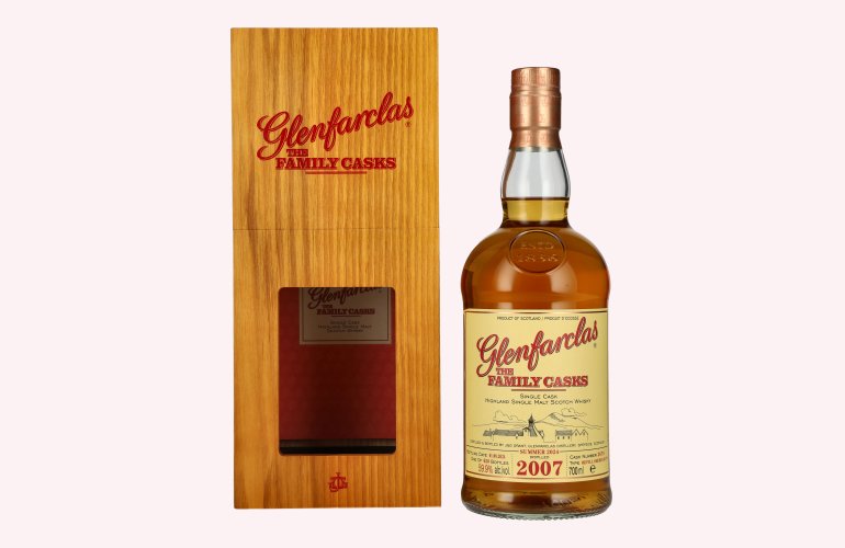 Glenfarclas THE FAMILY CASKS Single Cask SUMMER 2024 Refill Sherry Butt #2670 2007 59,9% Vol. 0,7l in Holzkiste