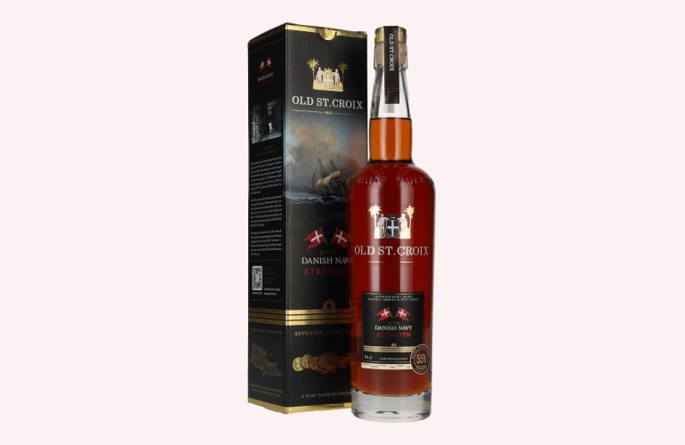 Old St. Croix Royal DANISH NAVY STRENGTH Superior Spirit Drink 55% Vol. 0,7l en boîte cadeau