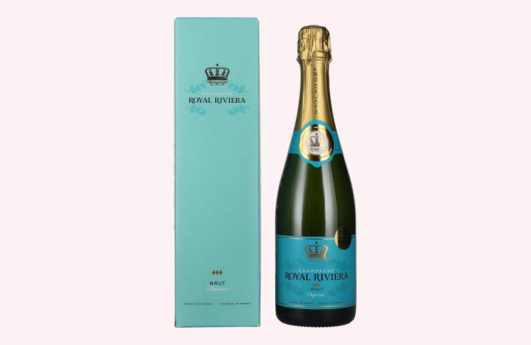 Royal Riviera Champagne Brut Suprême 12,5% Vol. 0,75l in Giftbox