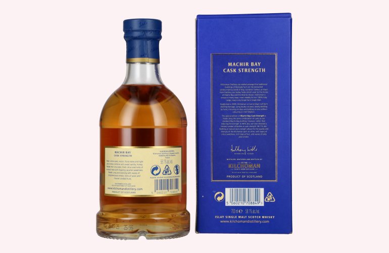Kilchoman MACHIR BAY Cask Strength Islay Single Malt Scotch Whisky Edition 2025 58,1% Vol. 0,7l in geschenkverpakking