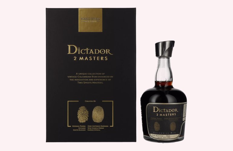 Dictador 2 MASTERS 1976 45 Years Old Ximénez-Spínola 1st Release 46,4% Vol. 0,7l in Giftbox